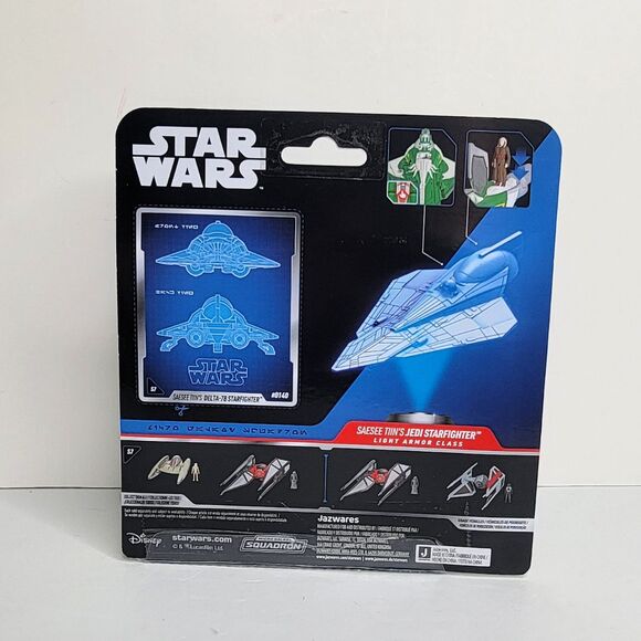 Star Wars Micro Galaxy Squadron SAESEE TINN'S JEDI STARFIGHTER #0140 - NIB - Picture 4 of 6